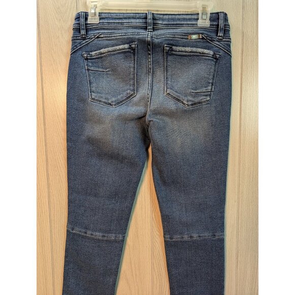 Kancan Womens Estilo Stretch Skinny Denim  blue Jeans Mid-Rise 5/26 - Picture 5 of 10